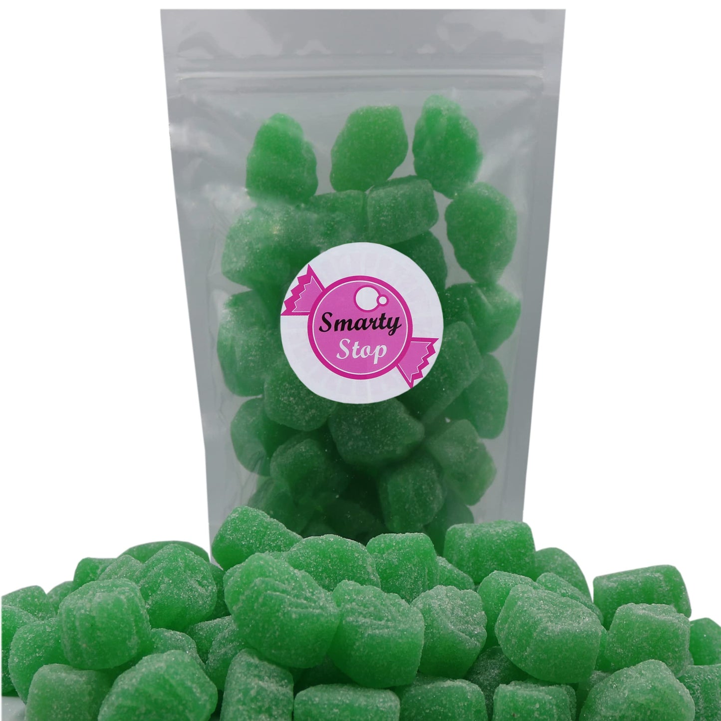 Smarty Stop Green Jelly Spearmint Leaves Slices Candy (5 Lb)