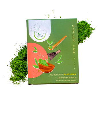 The Vedas Matcha | Premium Ceremonial Grade Matcha - Kagoshima Harvest - Authentic Japanese Green Tea Powder - First Flush Cerem