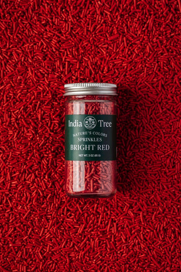 India Tree Nature'S Colors Bright Red Sprinkles - 2.9 Lb Bulk | Natural, Non-Gmo, Vegan, Red-3 Free, Top 9 Allergen-Free