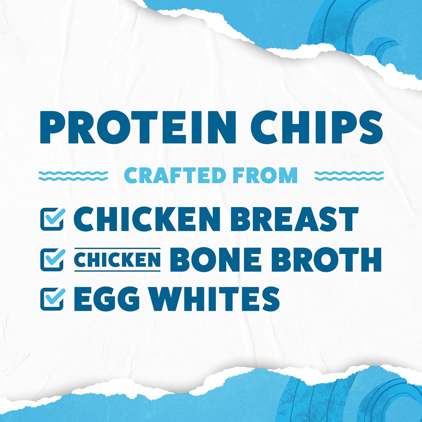 Wilde Protein Chips, Sea Salt And Vinegar (1.34 Ounce Bags, Pack Of 8 Bags)