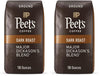 Peets Coffee, Dark Roast Ground Coffee - Major Dickasons Blend 36 Ounces (2 Bags of 18 Ounces)