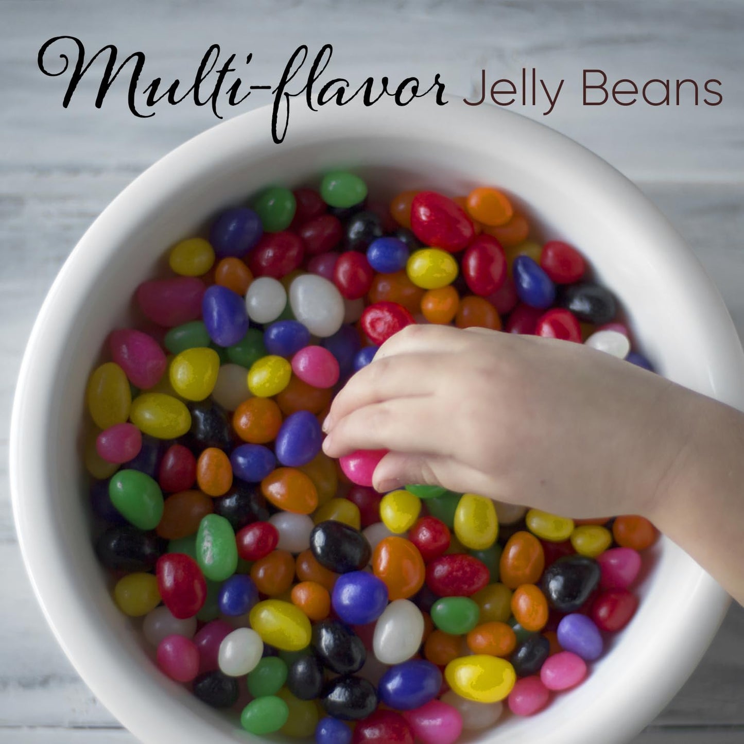 CHAIN & JO SWEETS Classic Jelly Beans 3 Pound Bulk Bag, Red, Halloween Candy, Ideal for Parties & Gifts