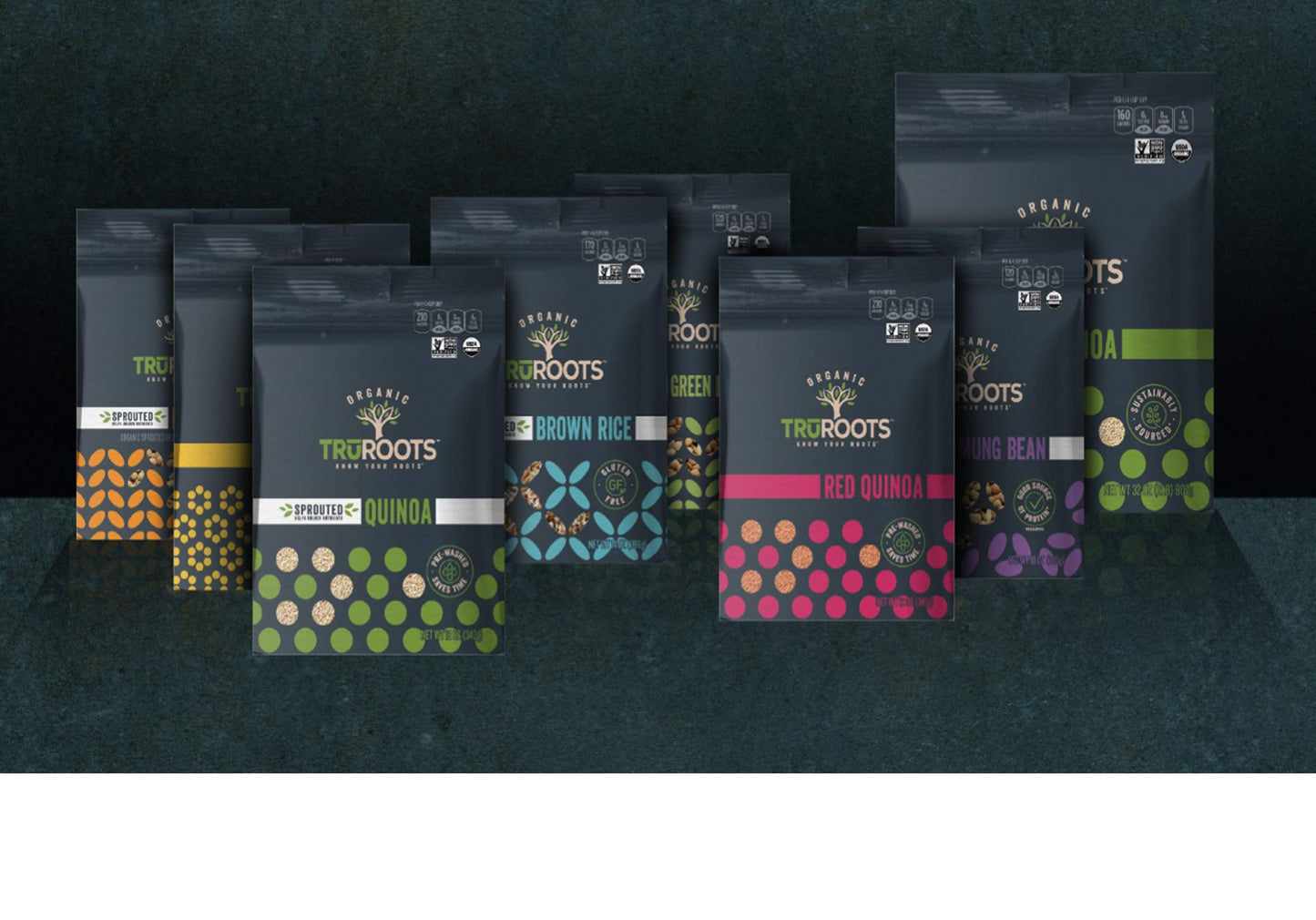 TruRoots Organic Sprouted Mung Beans, Certified USDA Organic, Non-GMO Project Verified, 10 Ounces (Pack of 6)