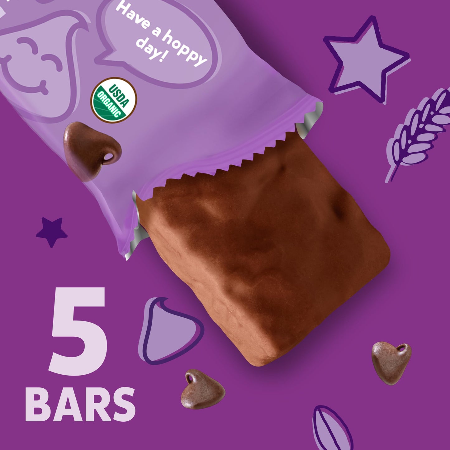 Annie's Chewy Chocolate Chip Granola Bars, Chocolate Dipped, 5 Count - Delicious Snack Bars, Perfect for On-the-Go Energy