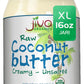 Jiva Organics Raw Organic Coconut Butter 16 Ounce Jar - Creamy, Unsalted