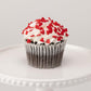 EDIBLE ACCENTS RED HEARTS- Gluten-free, Egg Free, Nuts Free, Kosher, Sprinkle Medley Mix, For Baking, Decorating, Cookies, Cupca
