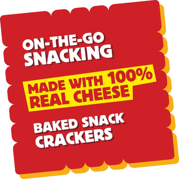 Cheez-It Cheese Crackers, Baked Snack Crackers, Office and Kids Snacks, Extra Toasty, 12oz Box (12 Packs)