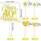 40Th Birthday Cake Decorations Set Include 40Th Birthday Candles Numeral 40 Cake Candles And Happy 40Th Birthday Cake Toppers Wi