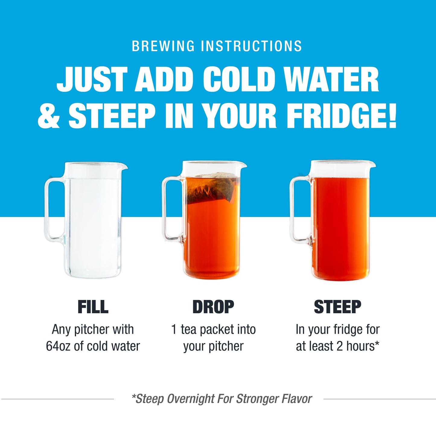 Tiesta Tea - Strawberry Lemonade Cold Brew Tea | Loose Leaf | Strawberry Lemon Herbal Blend | Premium Iced Blends | Non-Caffeinated Iced Drink | 10 Cold Brew Bags | Makes 64Oz Pitcher Each