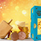 The Dreidel Company Hanukkah Gelt, Nut-Free, Belgian Coins, Foil Wrapped Gold Coins, Kosher Chanukah Gelt (1 Pound)