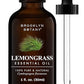 Brooklyn Botany Lemongrass Essential Oil - 100% Pure And Natural - Therapeutic Grade Essential Oil With Dropper - Lemongrass Oil