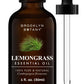 Brooklyn Botany Lemongrass Essential Oil - 100% Pure And Natural - Therapeutic Grade Essential Oil With Dropper - Lemongrass Oil