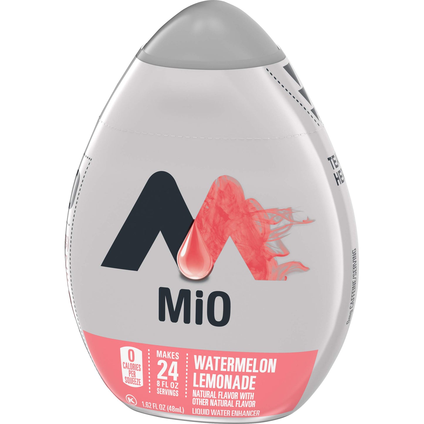 MiO Watermelon Lemonade Liquid Water Enhancer, 12 Pack, 1.62 fl oz Bottles - Naturally Flavored Drink Mix for Water
