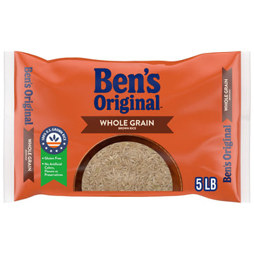 Ben'S Original Whole Grain Brown Rice, 5 Lb Bag