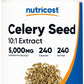 Nutricost Celery Seed Capsules, 5,000mg, 240 Count, GMO-Free, Gluten-Free