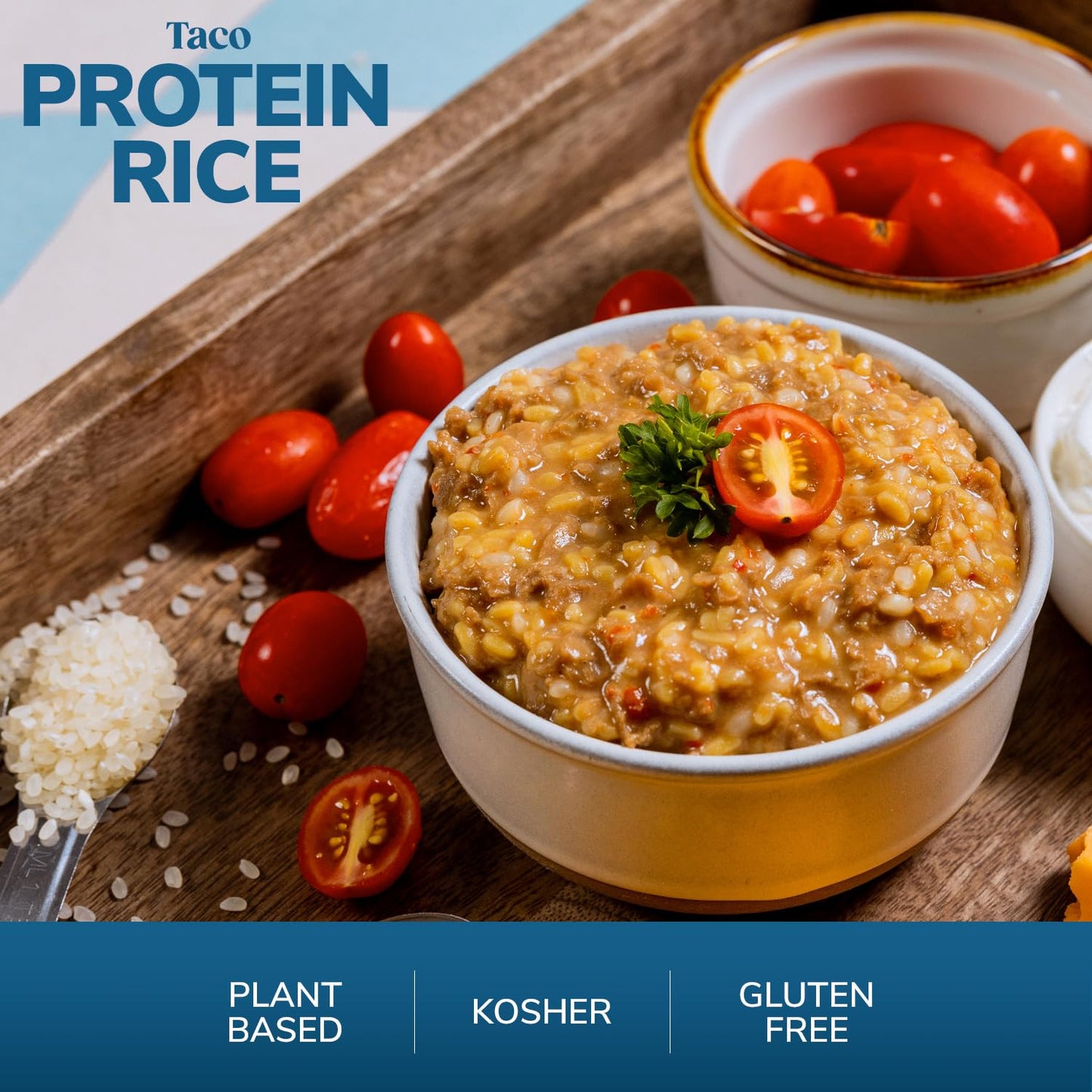 Wonderslim Plant Based Protein Rice Entree, Taco Rice, 12G Protein, 120 Calories, Gluten Free (7Ct)