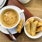 True Delicious GLUTEN FREE INGREDIENTS ALMOND BISCOTTI  buttery  fine Italian cookies  baked twice (4 boxes of 6oz each)