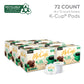 McCafe Irish Mocha Flavored Coffee K-Cup Pods, 72 Count (6 Packs of 12), Beige