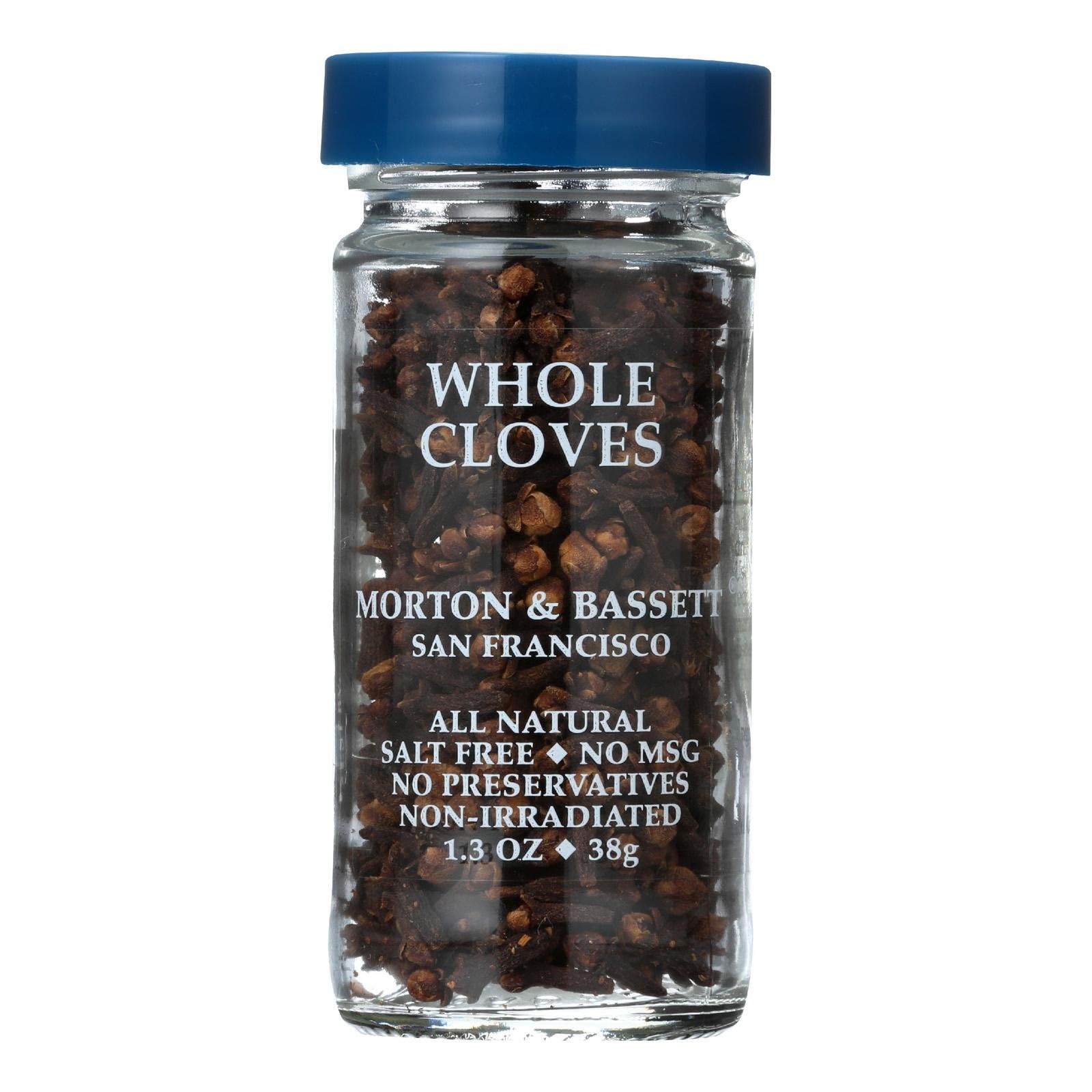 Morton And Bassett 1.3 Ounce Seasoning - Whole Cloves, Case Of 3