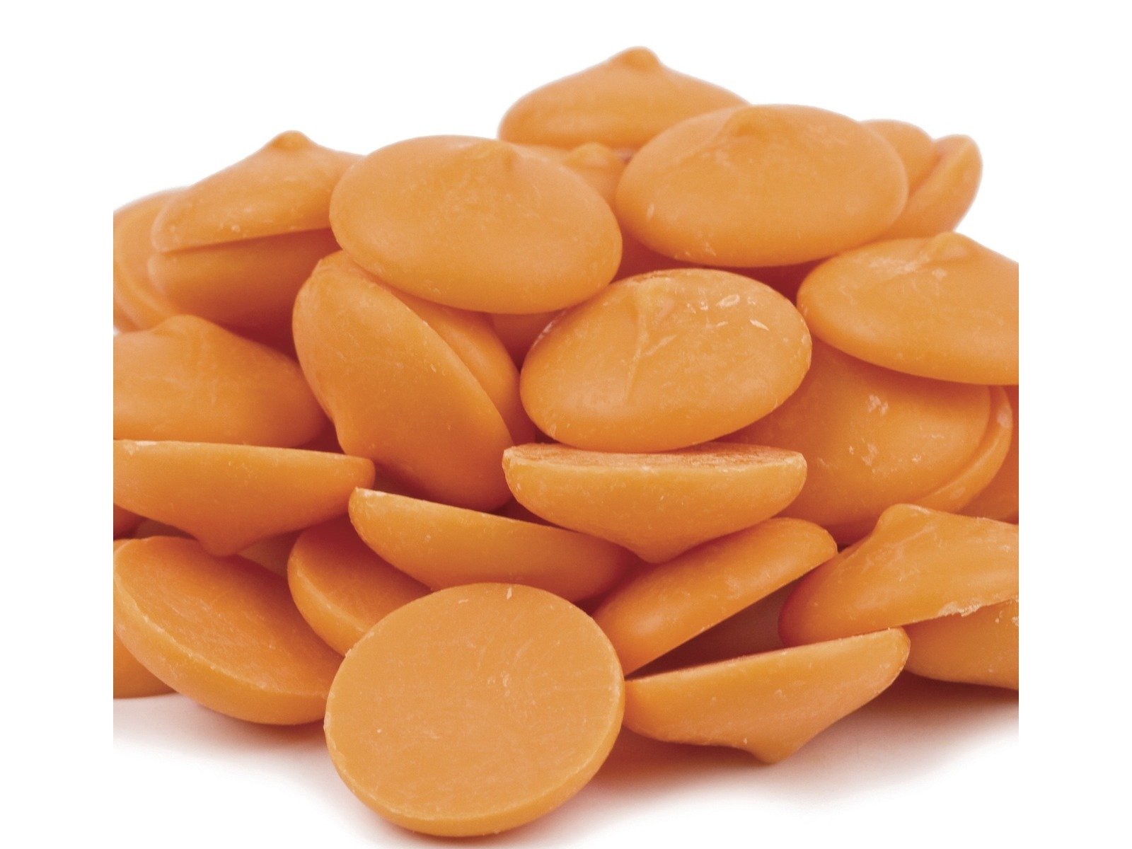 Merckens Coating Wafers Melting Wafers Orange Color 2 Pounds
