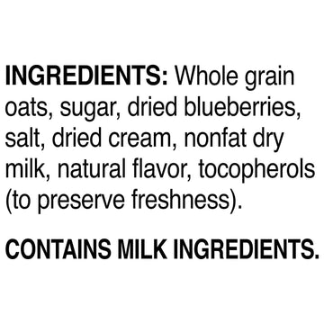 Quaker Instant Oatmeal, Blueberries & Cream, 8 Count Boxes (Pack Of 4)