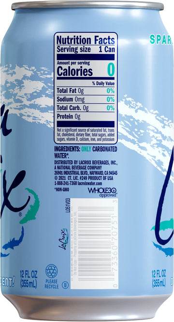 La Croix Sparkling Water, Pure, 12 Fl Oz (Pack Of 12)