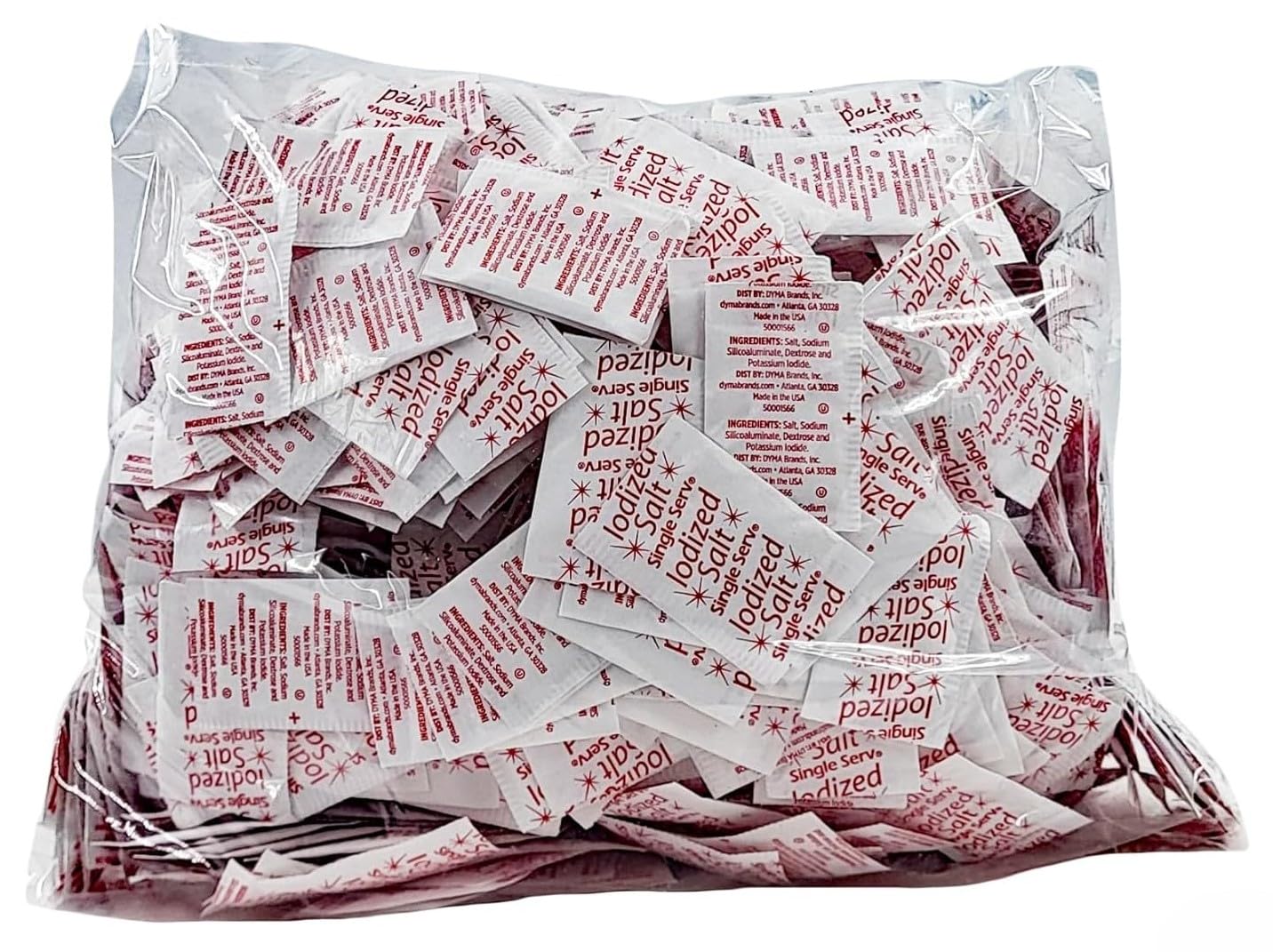 Gourmet Single Serve Packets | (1000 Count, Iodized Salt)