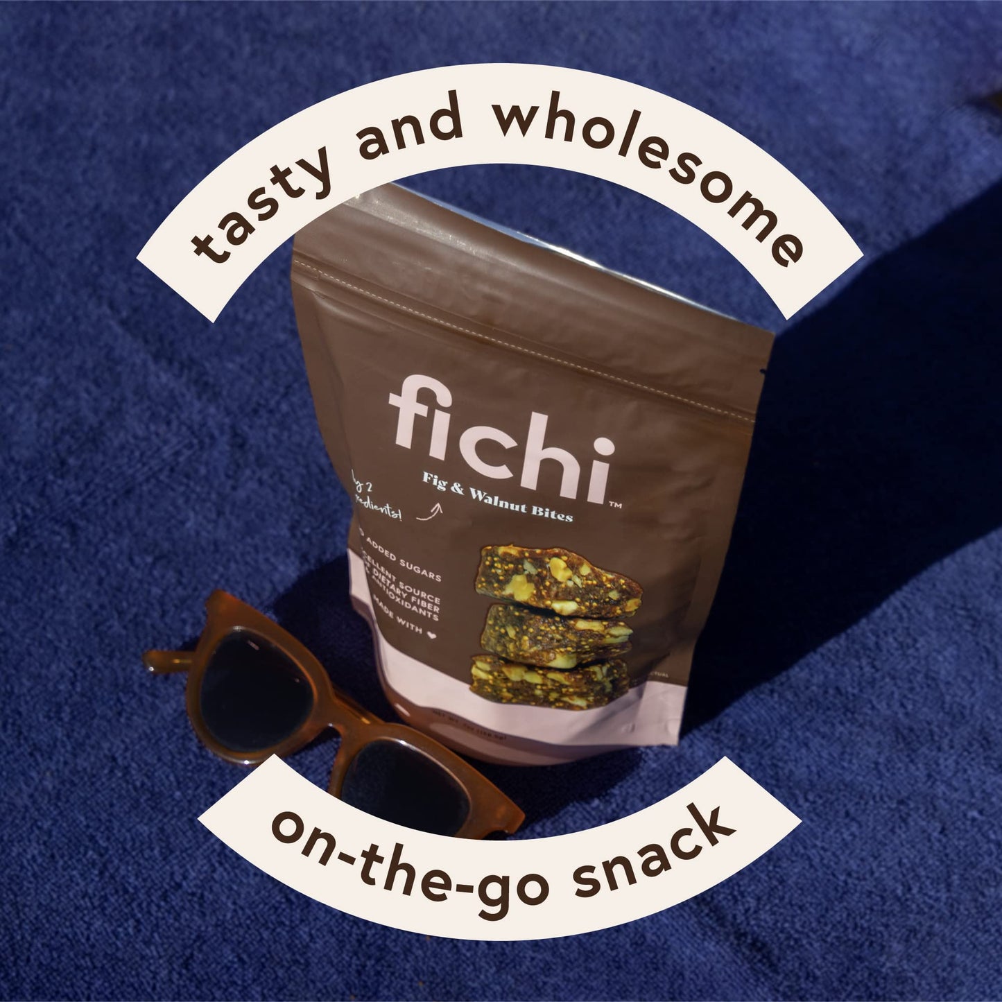 Fichi Fig and Walnut Bites Gluten-Free Snack, 7 Oz (Pack of 6)