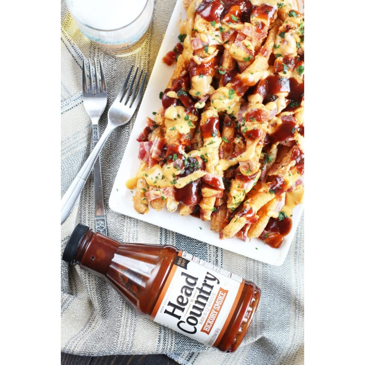 Head Country Bar-B-Q Sauce, Hickory Smoke Soy Free, Gluten Free Bbq Sauce With No Preservatives Smoky & Sweet Championship Barbecue Sauce For Ribs, Pork, Sausage & Brisket 160 Ounce, Pack Of 4