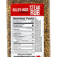 reduceer Hogs Steak Rub - Championship BBQ Seasoning for Beef & Burgers - 16.2 Ounces