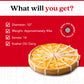 Davids Cookies Mango Cheesecake - 10 Pre-sliced Dessert, 14 pcs, Great Gift Idea for All Ages, Model BS683