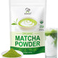 Soeos Organic Matcha Powder  Matcha Green Tea Powder  2 oz (57g)  Antioxidant-Rich Japanese Matcha for Lattes  Smoothies and Baking  Recyclable Bags