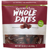 Natures Eats Whole Pitted Dates - Non-GMO, Gluten-Free, Vegan, Kosher Dried Fruits, Naturally Sweet Source of Fiber, Healthy Sna