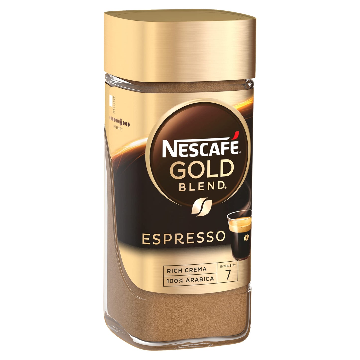 Nescafe Instant Espresso In Jar, 3.5 Ounce Imported From The Uk England Strong Tasting Rich Coffee With Velvety Coffee Crema Bri