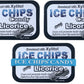 Ice Chips Xylitol Candy Tins (Licorice, 3 Pack) - Includes Band As Shown