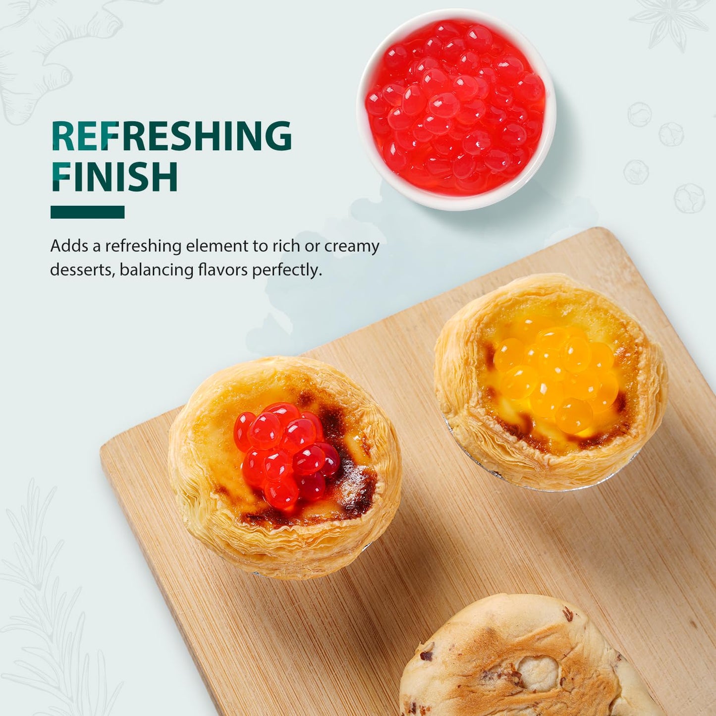 Soeos Strawberry Popping Boba Pearls 6.6 Pounds, Bursting Boba Pearls for Bubble Tea, Beverages, Shakes, Desserts, Smoothie and