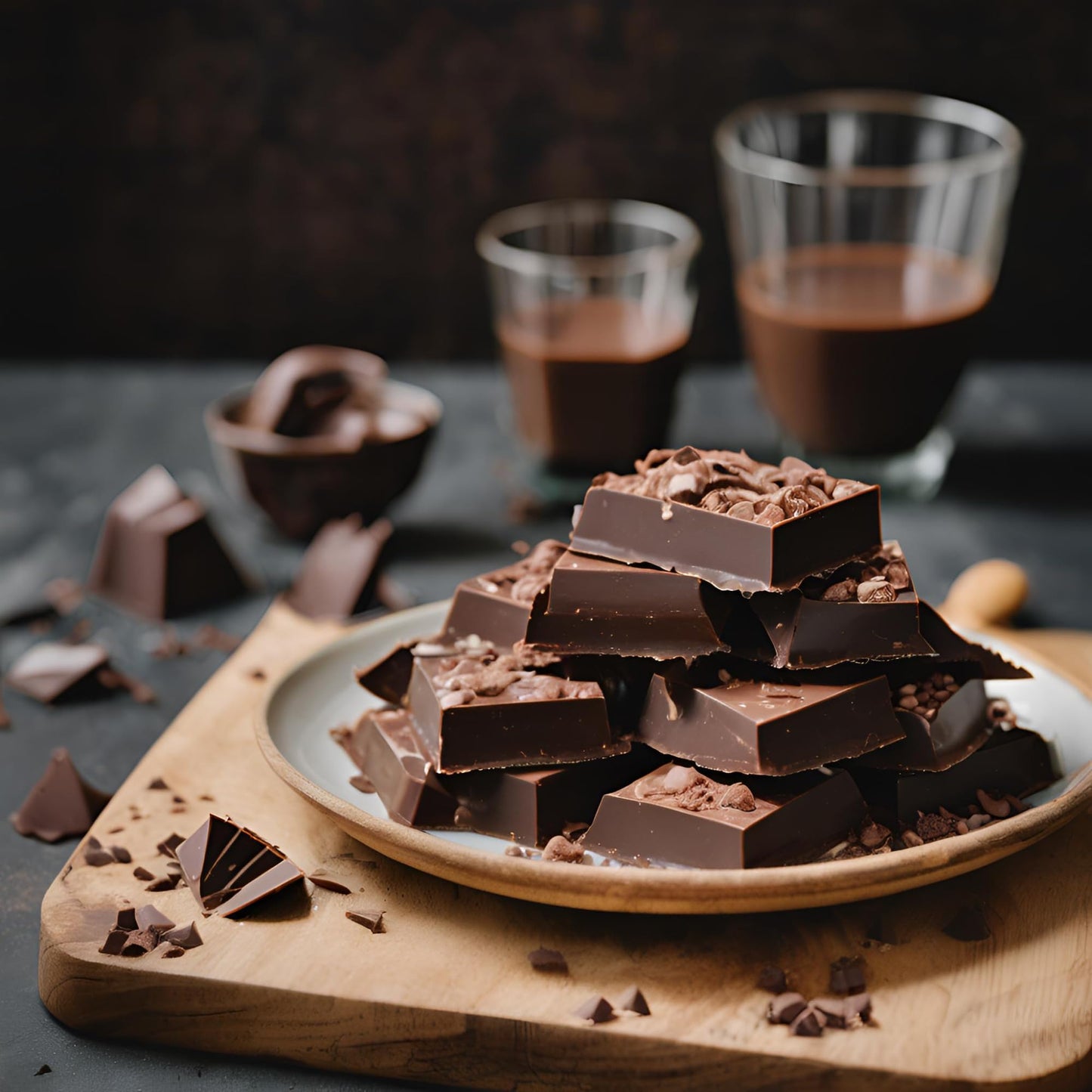 Dark Chocolate Melting Wafers 2Lb - Smooth And Creamy, Perfect For Dipping, Baking, Candy Making, And Decorating Desserts - Idea