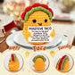 LuoHere Mini Crochet Taco Doll - Wool Yarn, Positive Color, G01 Model, Perfect Gift for Moms, Daughters, Friends, and Coworkers