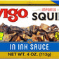 Vigo Premium Imported Canned Seafood, Squid in Ink Sauce, Specialty Flavored, Perfect for Recipes and Dishes (Squid in Ink Sauce