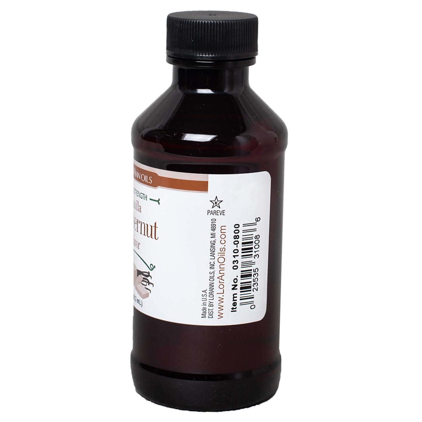 Lorann Vanilla Butternut Ss Flavor, 4 Ounce Bottle - Includes A Threaded Glass Dropper