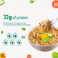 VOLO VERO High Protein (32g) Ramen Noodles Cup Variety Pack, Plant-Based, Non-Fried, Vegan, Low Fat | Chicken, Spicy    Beef, Ki