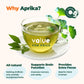 Aprikalife - Focus And Concentration Herbal Tea 100% Natural Herbal Tea Created By Herbalists - Yerba-Mate, Lemon Balm, Ginko Bi
