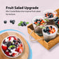 Soeos Original Flavored Crystal Boba, 4.4 Lbs (2kg), Juicy, Chewy Fruit Balls for Boba Tea, Cocktails, Ice Cream, and Smoothies