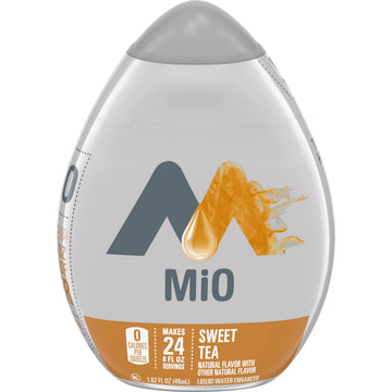 Mio Liquid Water Enhancer Sweet Tea, 1.62 Fl Oz, Pack of 5, Orange, with Vitamins