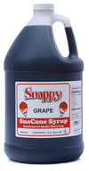 SNAPPY Grape Sno Cone Syrup, 1 Gallon, 128 Fl Oz (Pack of 1)