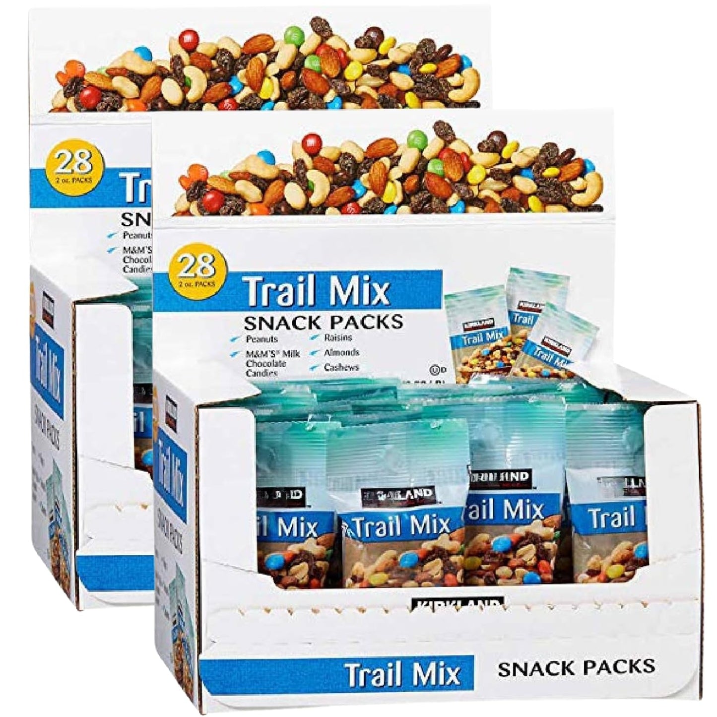 TAOindustry Trail Mix Snack Packs, Healthy Snack with Nuts & Chocolate, 2 oz, 56 Count