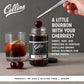 Collins spirit-inspired flavor Cocktail Cherries - Drinks Garnish for Cocktails, 11 Ounce Glass Jar, Black, Model 9044