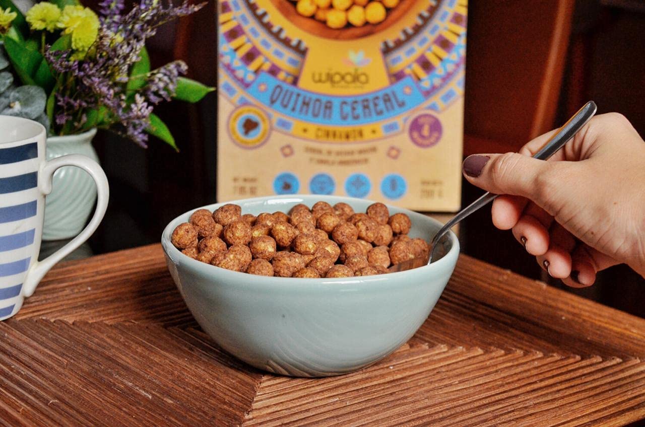 Wipala, Quinoa Cereal With Chocolate & Panela, 7 Oz Bag - Organic, Vegan, Gluten Free, Non Gmo, Healthy Cereal I Plant Based Pro