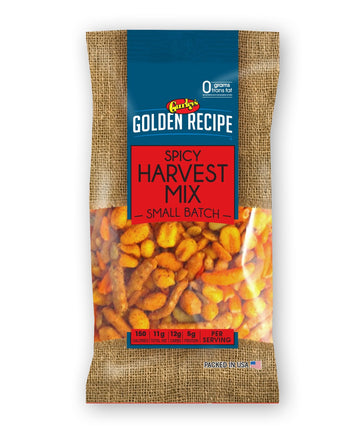 Gurley's Golden Recipe Spicy Harvest Trail Mix, Hot & Savory Snack Blend 5.2 oz Bag