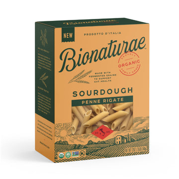 Bionaturae Organic Sourdough Penne Pasta - Dried Pasta Noodles - 12 Ounce - Model 0799210620015